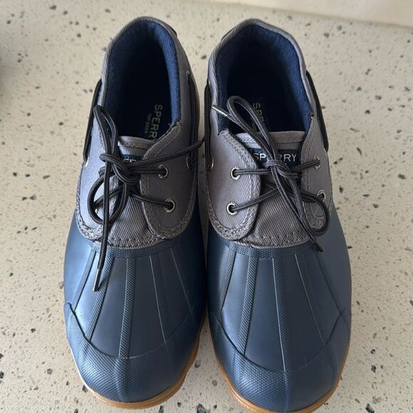 Sperry Women's Size 10 Blue Rubber Duck Boots Waterproof Rain & Snow Bootie NWOB - Picture 3 of 8